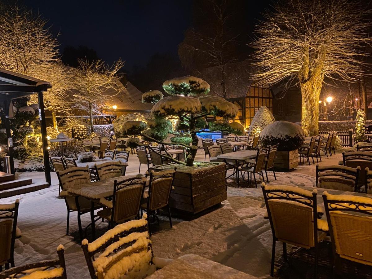 Klosterschanke Hude Hotel Ferienwohnungen Restaurant Cafe Buitenkant foto